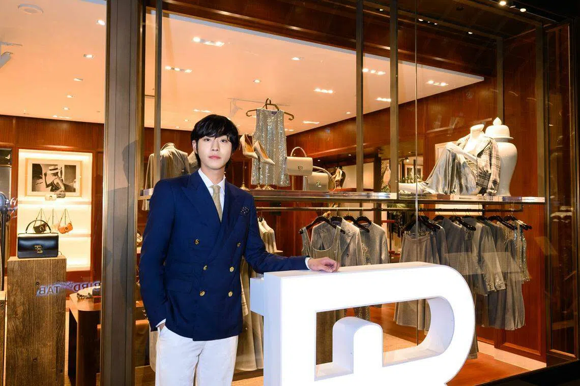安孝燮日前在新加坡出席时尚活动。（Ralph Lauren Singapore提供）