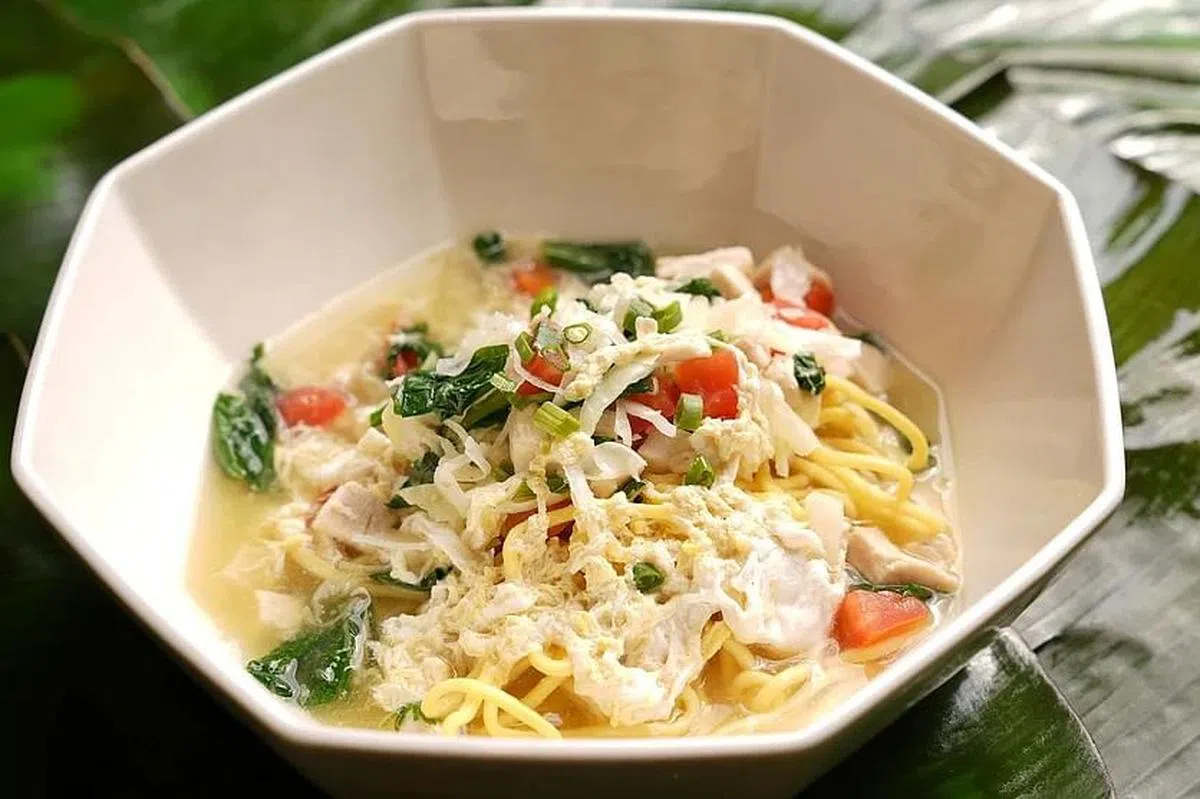 清甜的爪哇式鸡肉汤面“Mie Godog”。（谢智扬摄）