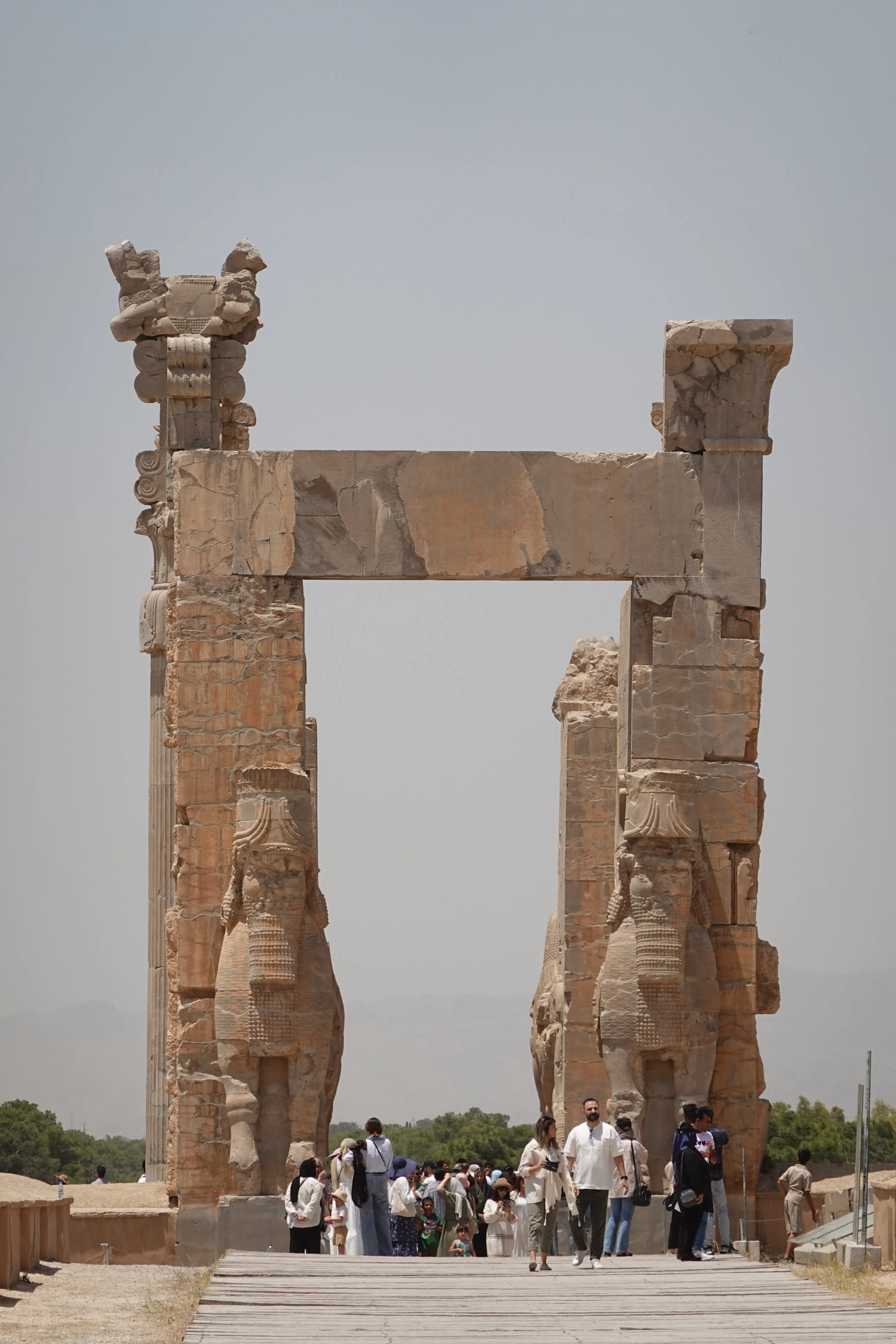 波斯波利斯是古波斯帝国的都城遗址，展现了阿契美尼德王朝的鼎盛与文明辉煌。（叶孝忠摄）