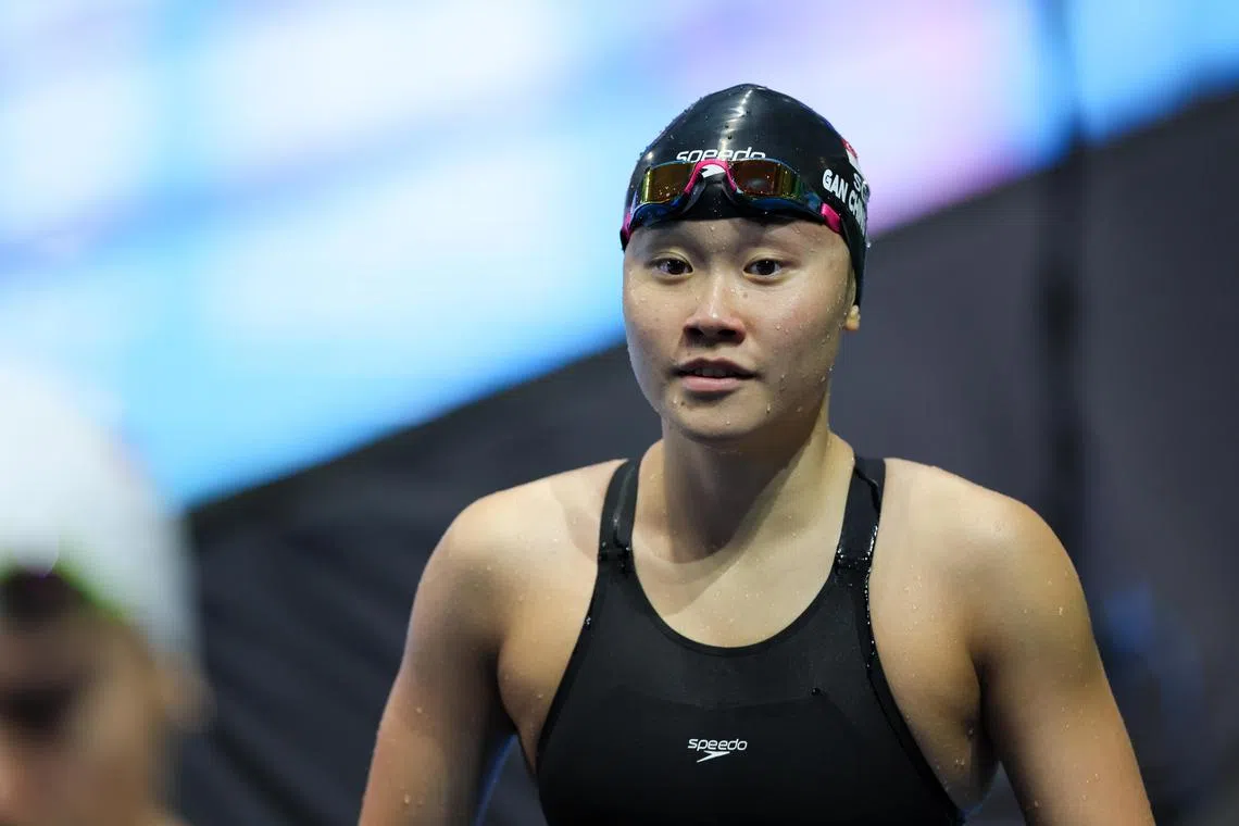 颜欣慧说，能在家人朋友的见证下打破全国纪录，是很特别的体验。（张俊杰摄）