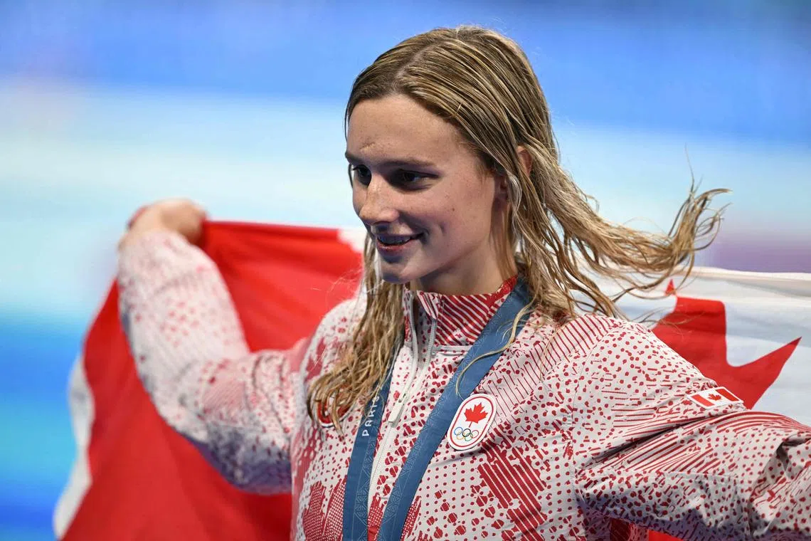 萨默·麦金托什上届奥运成为加拿大代表团最年轻选手，虽然没有奖牌入账，但她三年来迅速成长，已经有多个奥运和世界冠军头衔。（法新社）