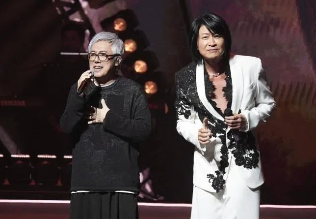 张宇（左）和游鸿明相识于微时，友情深厚。（互联网）