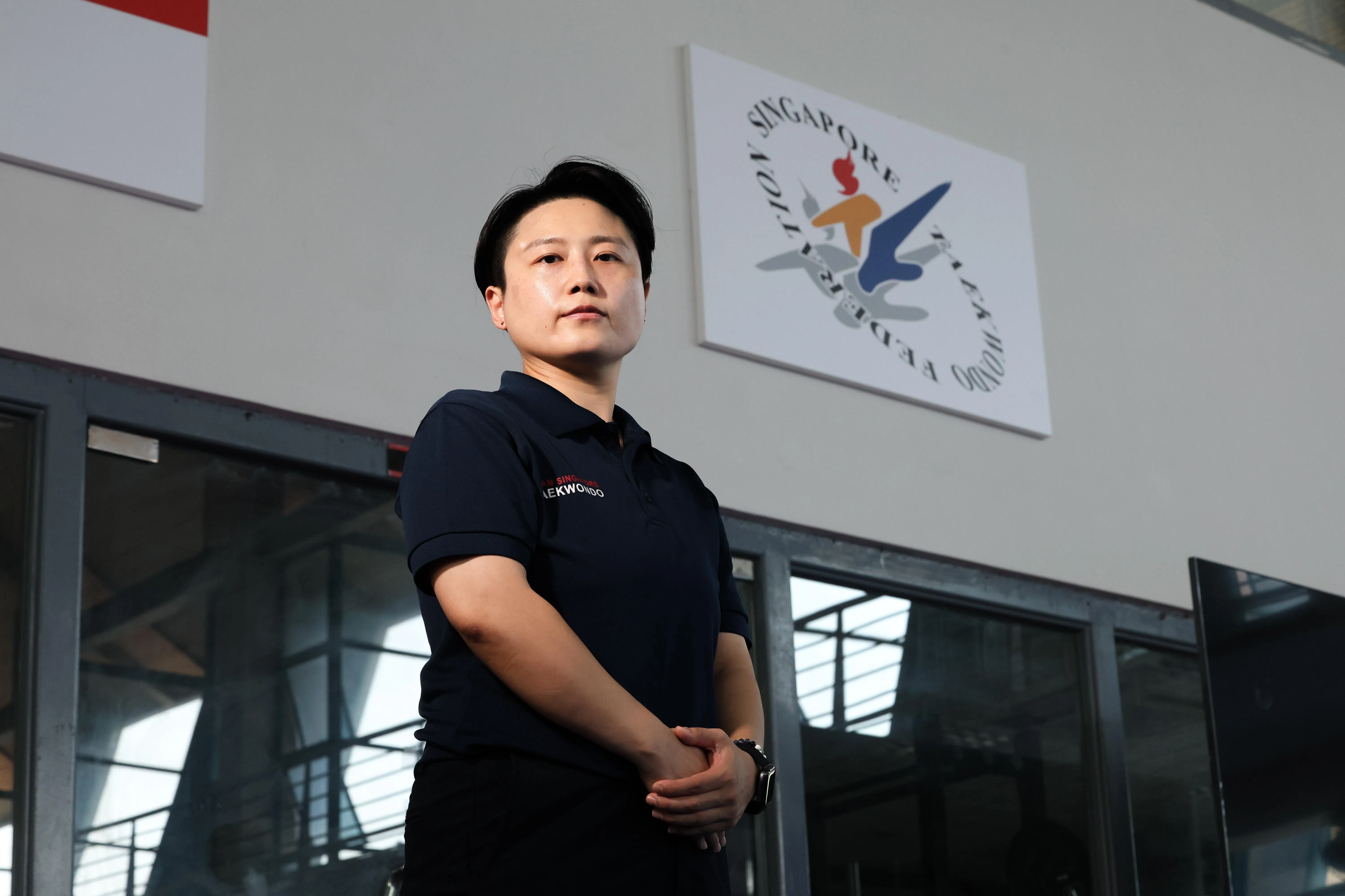 李娜悧认为，奖牌不是比赛的全部，并希望我国选手能够享受比赛。（关俊威摄）