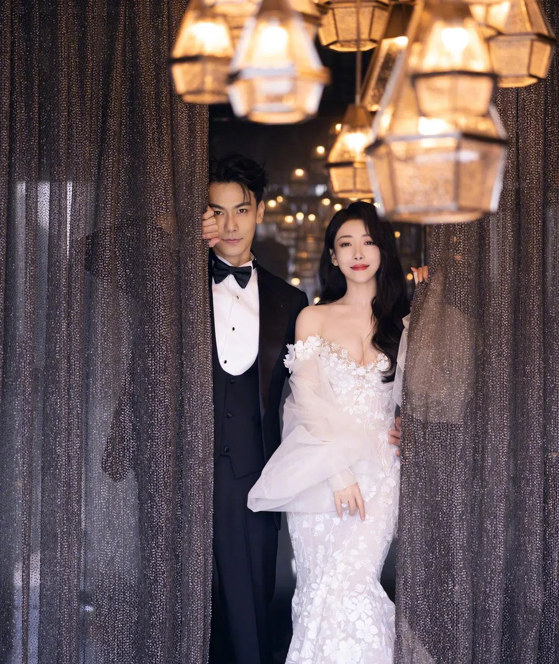 等待工作恢复的这段时间，戴向宇打算多陪太太陈紫函。（取自艺人微博）