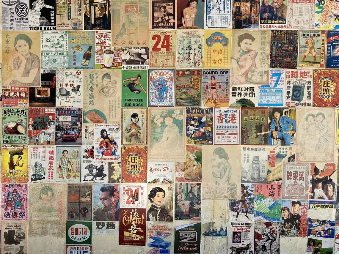 在嵩越路游荡时偶然发现的街头艺术。（林象平摄）