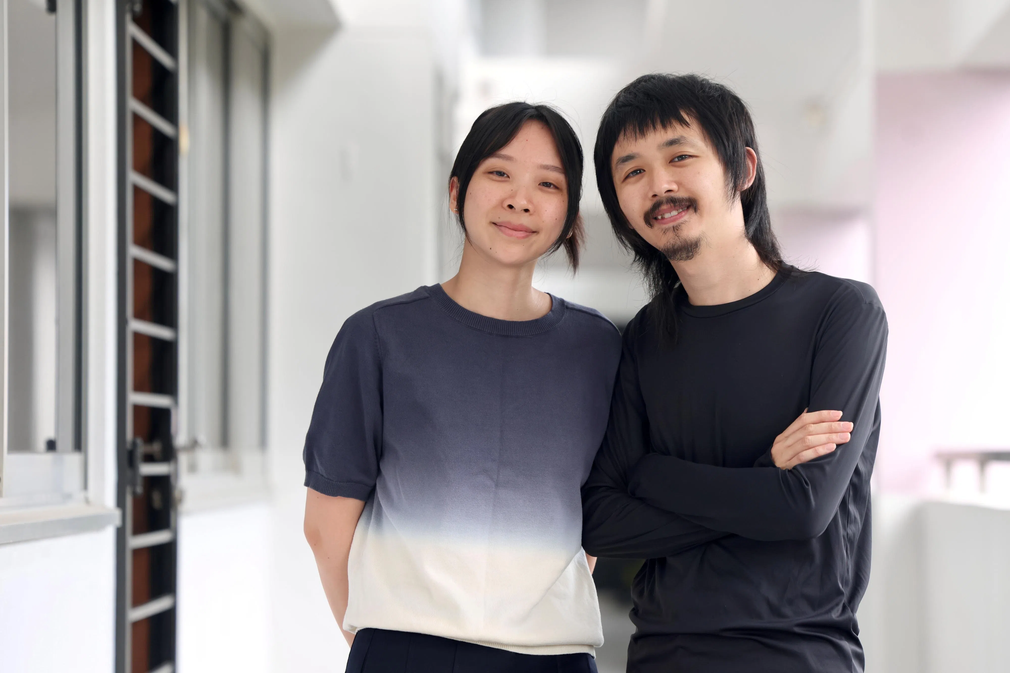 林俐璇（左）和蔡圣恩兴趣一致，两人结婚九年，是彼此事业与人生当中的好伴侣。（陈斌勤摄）