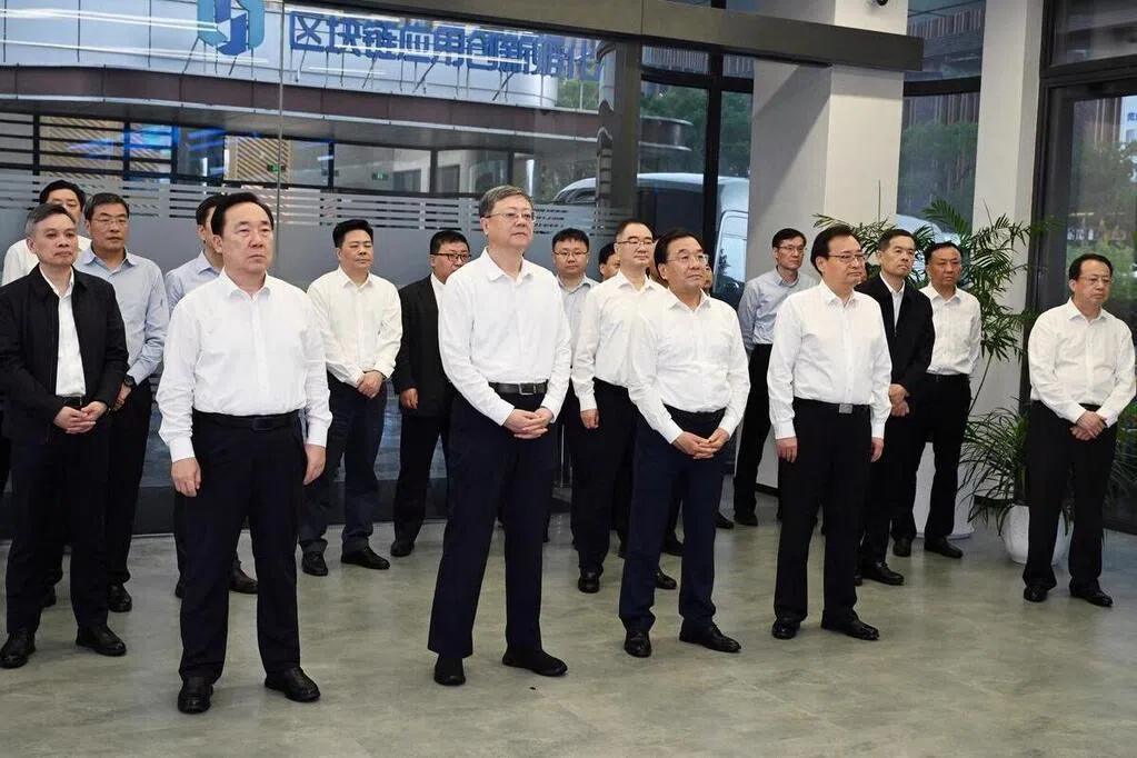 上海江苏浙江安徽党政一把手集体考察区块链应用进展