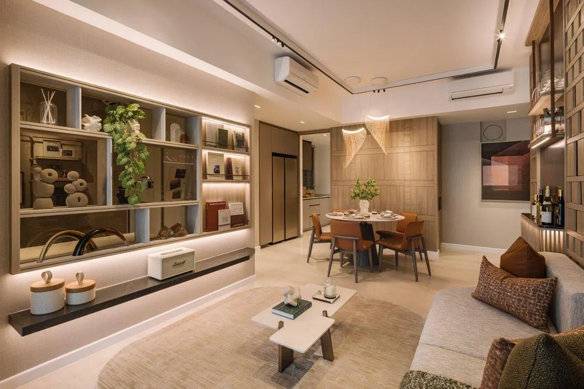 佳和园共有600个单位，提供三卧房至四卧房各类房型的选择，价格从138万9000元起跳。（海峡实业与双威发展提供）