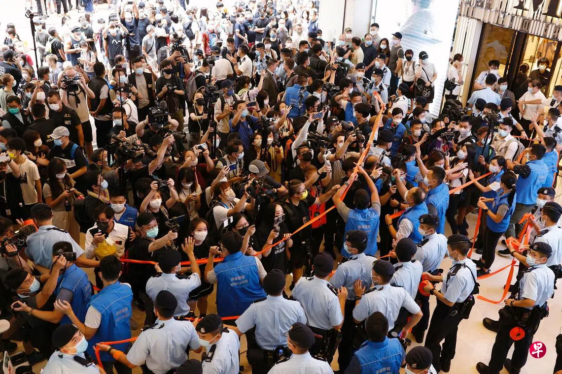 香港近18年来首次七一没出现大示威游行| 联合早报