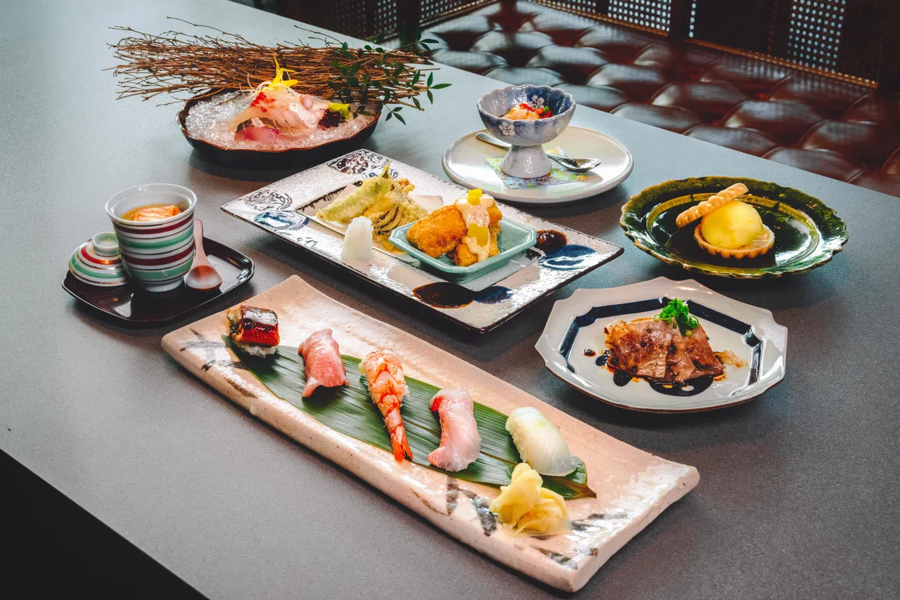 Ganko Sushi推出每月厨师做主菜单，以14道料理组成的日式菜单，展现当季食材最本真的味道。（餐馆提供）