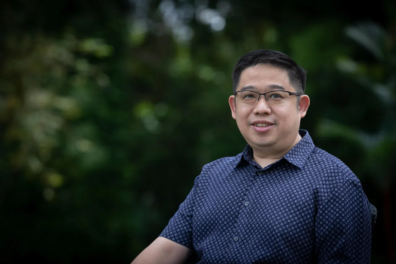 身为四个孩子父亲的邱进航认为，如果孩子在游戏中遇到一些负面内容，家长须要做出正确引导。（档案照片）