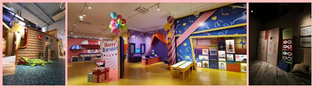 儿童博物馆分不同展区，透过体验和互动让孩子了解早期的新加坡生活。（照片由儿童博物馆提供）