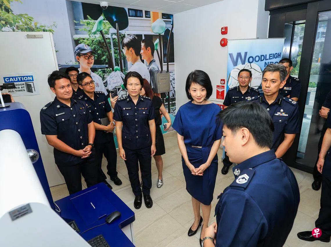 集合自动化科技兀里邻里警局正式开幕| 联合早报