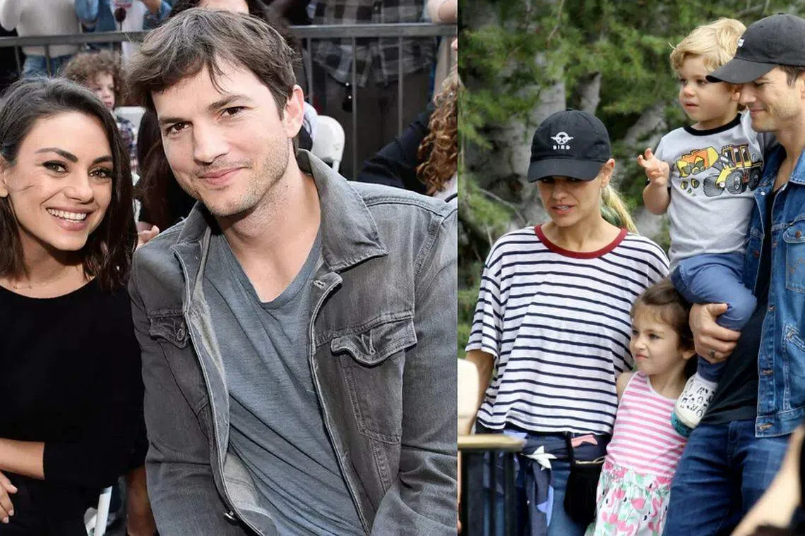 Mila Kunis和Ashton Kutcher坦言常在两个孩子面前说溜嘴骂脏话。（互联网）