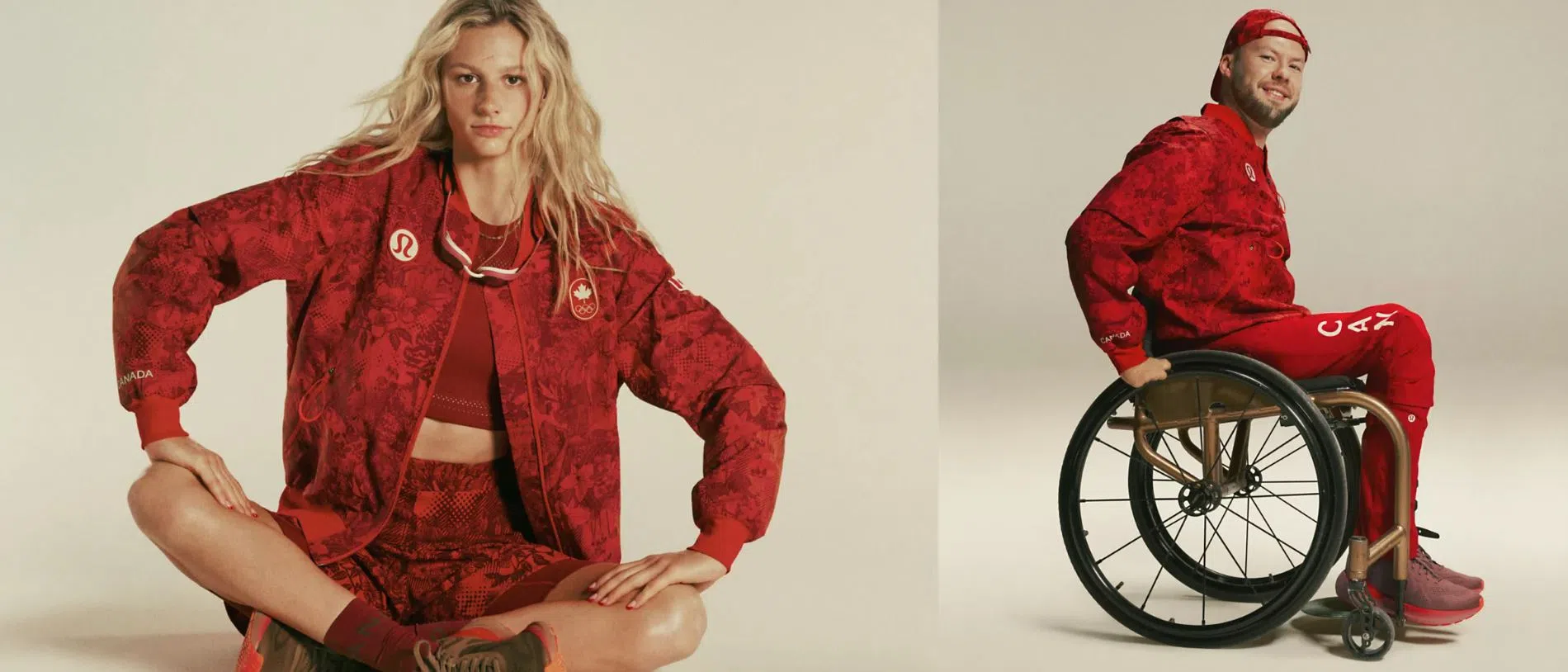 Lululemon为加拿大队设计的队服，充满时尚感，也很实用。（互联网）