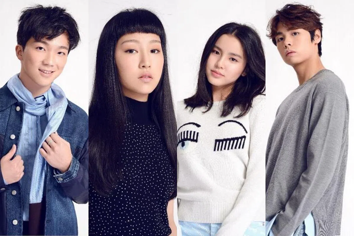 何晋乐（左起）、炎明熹、姚焯菲和冼靖峰表现备受看好。（照片由TVBI提供）