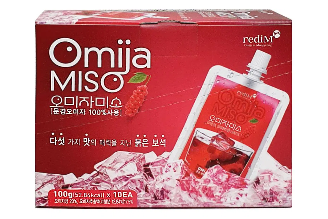 Omija Miso五味子提取汁，改善健康的饮料。（品牌提供）