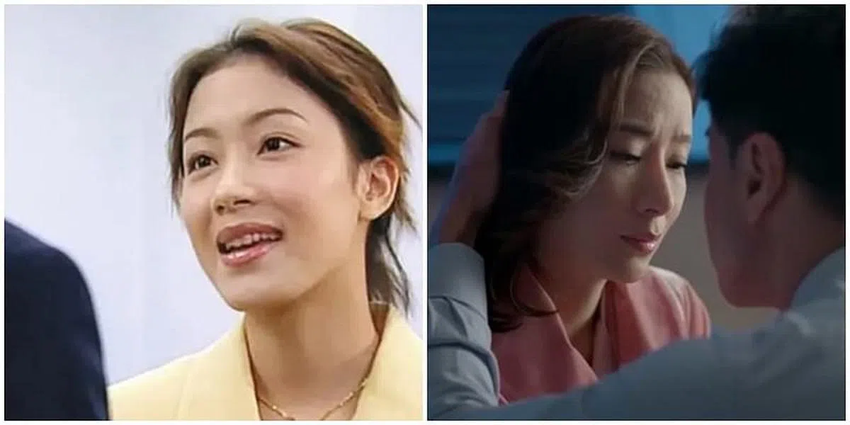 杨茜尧1999年叫杨怡时，参演过电视剧《创世纪》（左图）；年初她在《家族荣耀》演出。（右图，互联网）