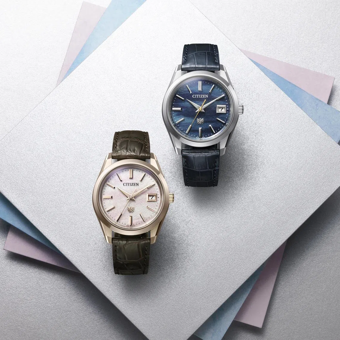 The CITIZEN系列最大亮点，在于搭载品牌独家研发的光动能机芯Cal.A060与Cal.0100。（西铁城提供）