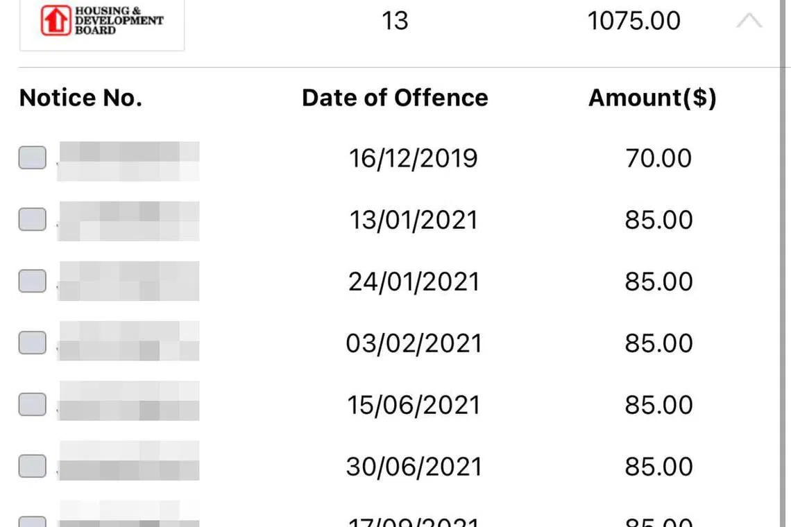 车主被指2019年就被发出罚单，拖欠至今。（取自脸书）