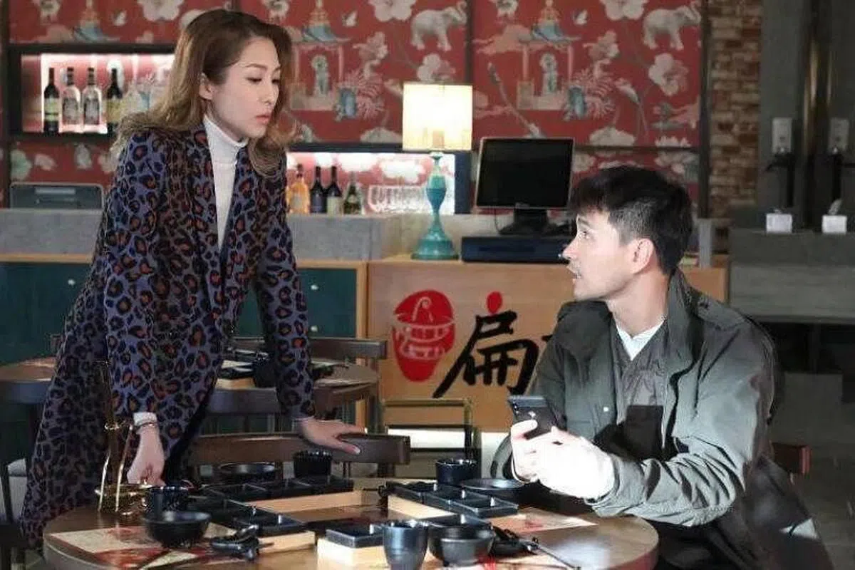 陈敏之（左）。（TVB）