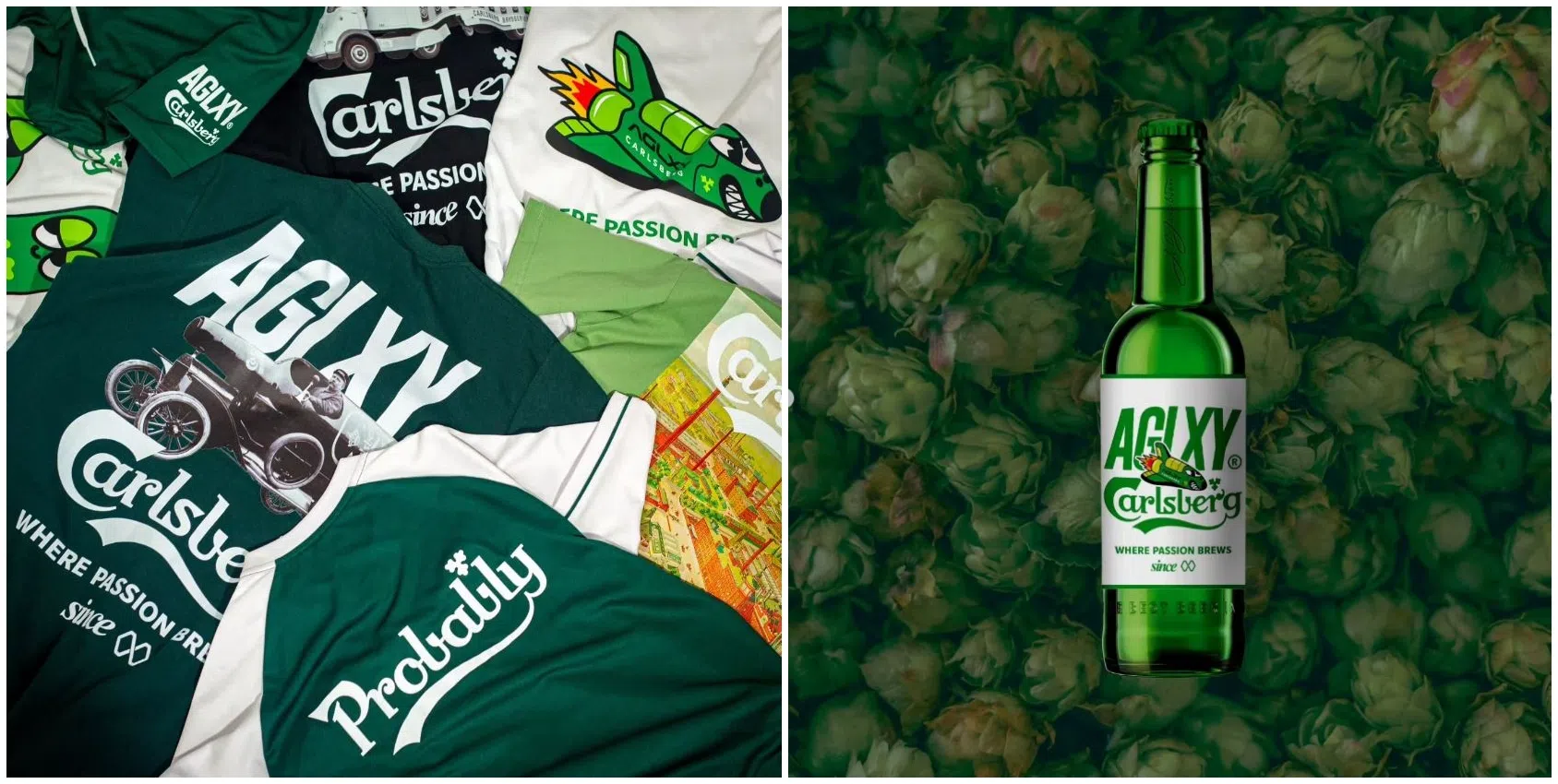 AGLXY x Carlsberg限量款。（取自官方社媒）