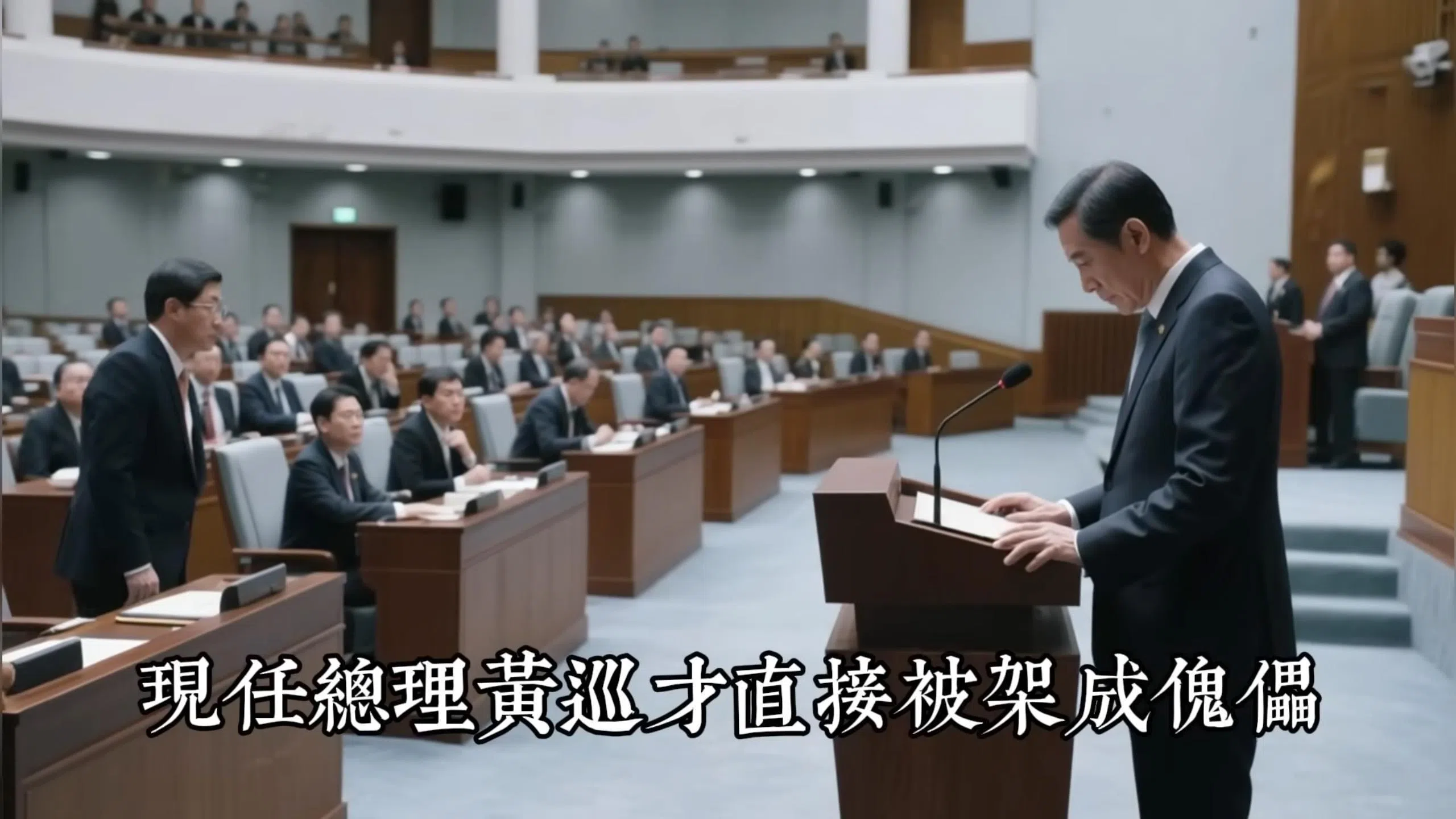 这类视频文案使用人工智能编写，再利用文字转语音和自动配图功能，几分钟就能生成长视频。由于没有人工审查，对不上脸和出现错字是常有的事。（YouTube视频截图）