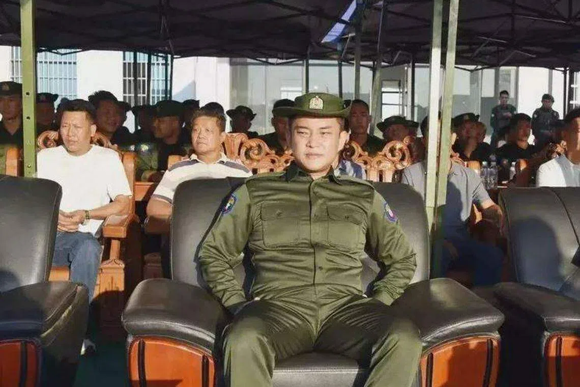 白应苍是果敢四大家族势力最大的白家第二代成员，不仅掌控果敢民兵团，手下产业还包括电诈园“苍胜科技园”。（互联网）