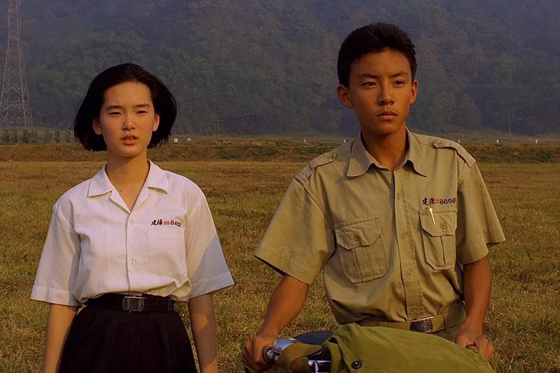 《牯岭街少年杀人事件》让我们看到少年张震（右）。（ 取自亚洲电影资料馆网站）