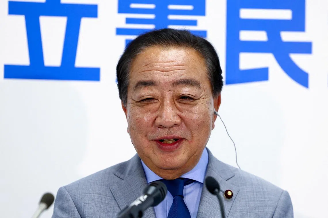 野田佳彦（Yoshihiko Noda，68岁）（路透社档案照片）