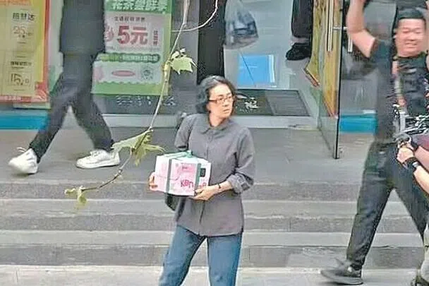 章子怡在《寻子遗迹》中的中年妇女造型十分朴素。（互联网）