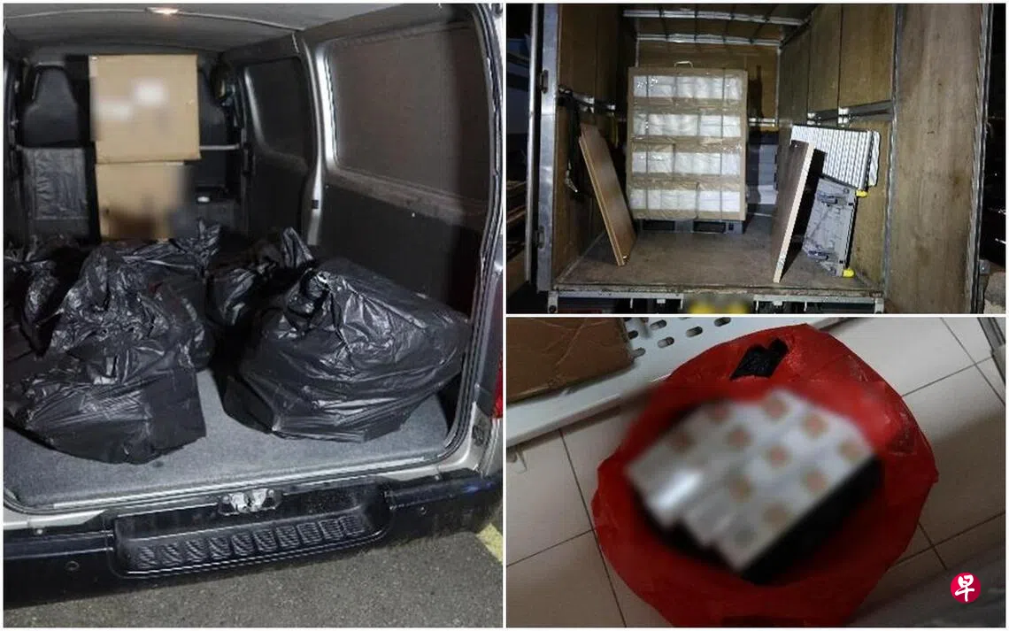 关税局查获1540条漏税香烟三中国籍男子被捕| 联合早报