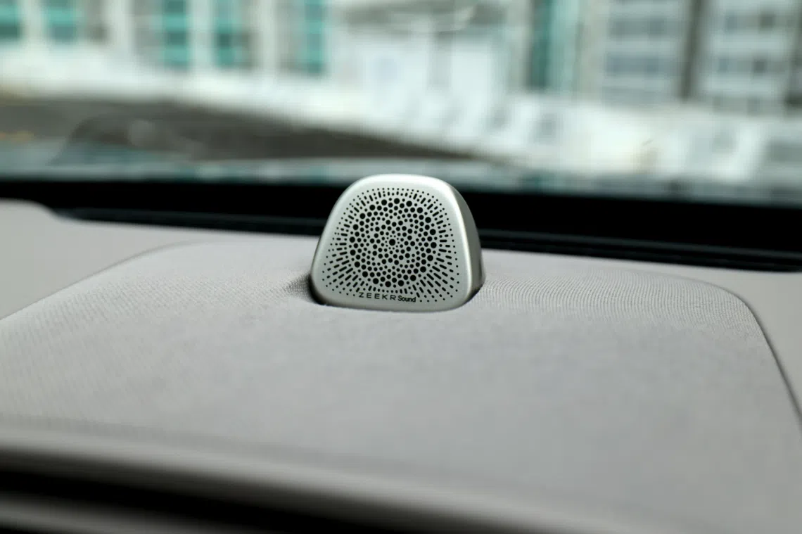 音响系统表现出色，支持多种音效模式。（龙国雄摄）