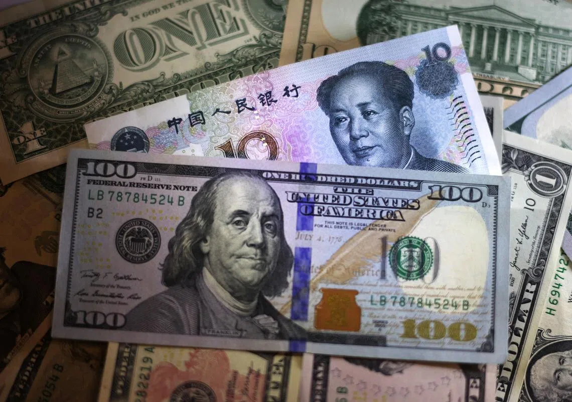 在岸人民币升破7元关口写下两年半新高| 联合早报