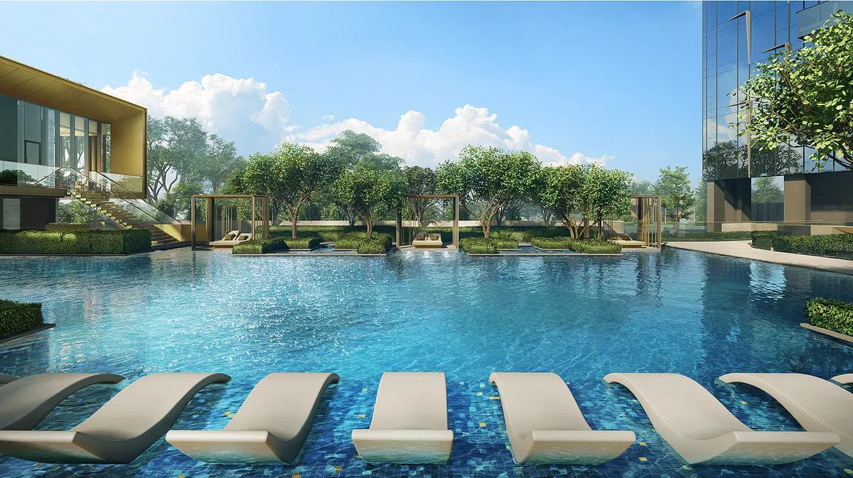 50米长的无边界泳池。（图/PERFECT TEN提供） 