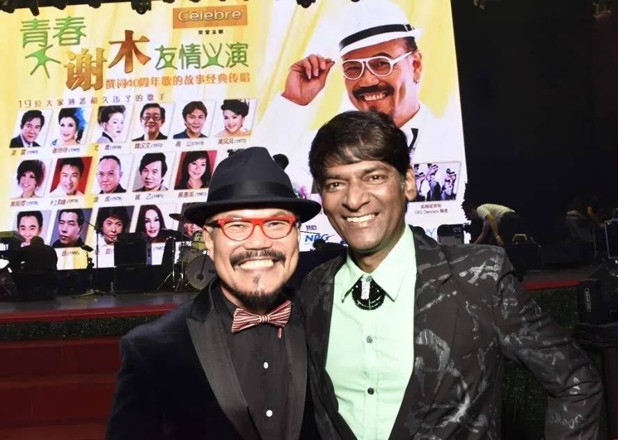 马国音乐人谢木（左）与莫翰是多年好友。（互联网）