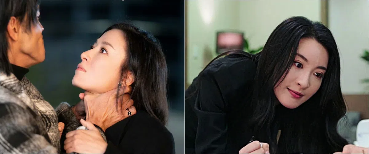 杨茜尧（左）和林夏薇在《黑色月光》站在对立面，这回可说从戏里斗到戏外。（互联网）