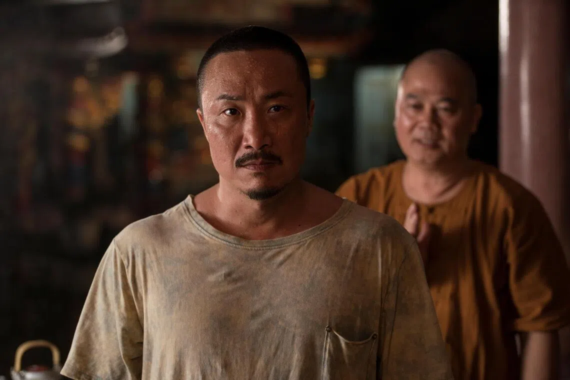 郑中基为戏增重还锻炼出一身肌肉。（嘉华院线提供）