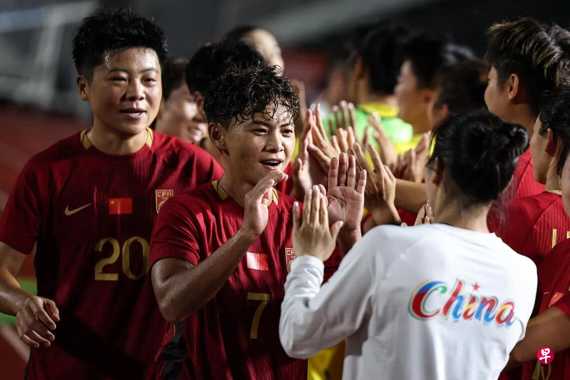 王霜独造四球 中国女足亚运5比1大胜香港迎开门红