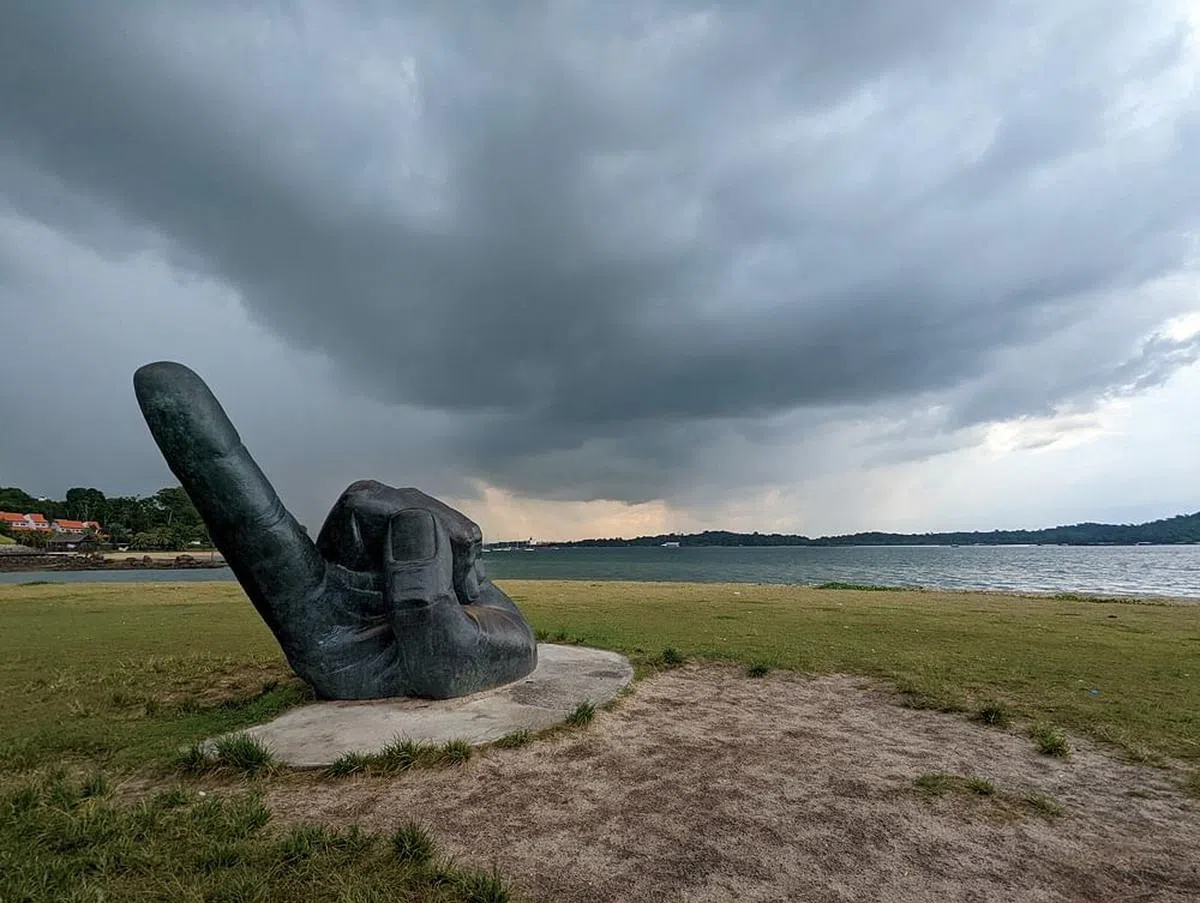 来到樟宜海滩记得来这里打卡拍照！（摄影 / 刘永健）