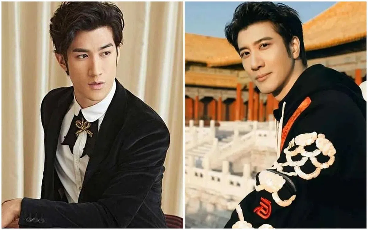 李治廷（左图）因为长得像王力宏，无辜被其负面新闻拖累。（互联网）