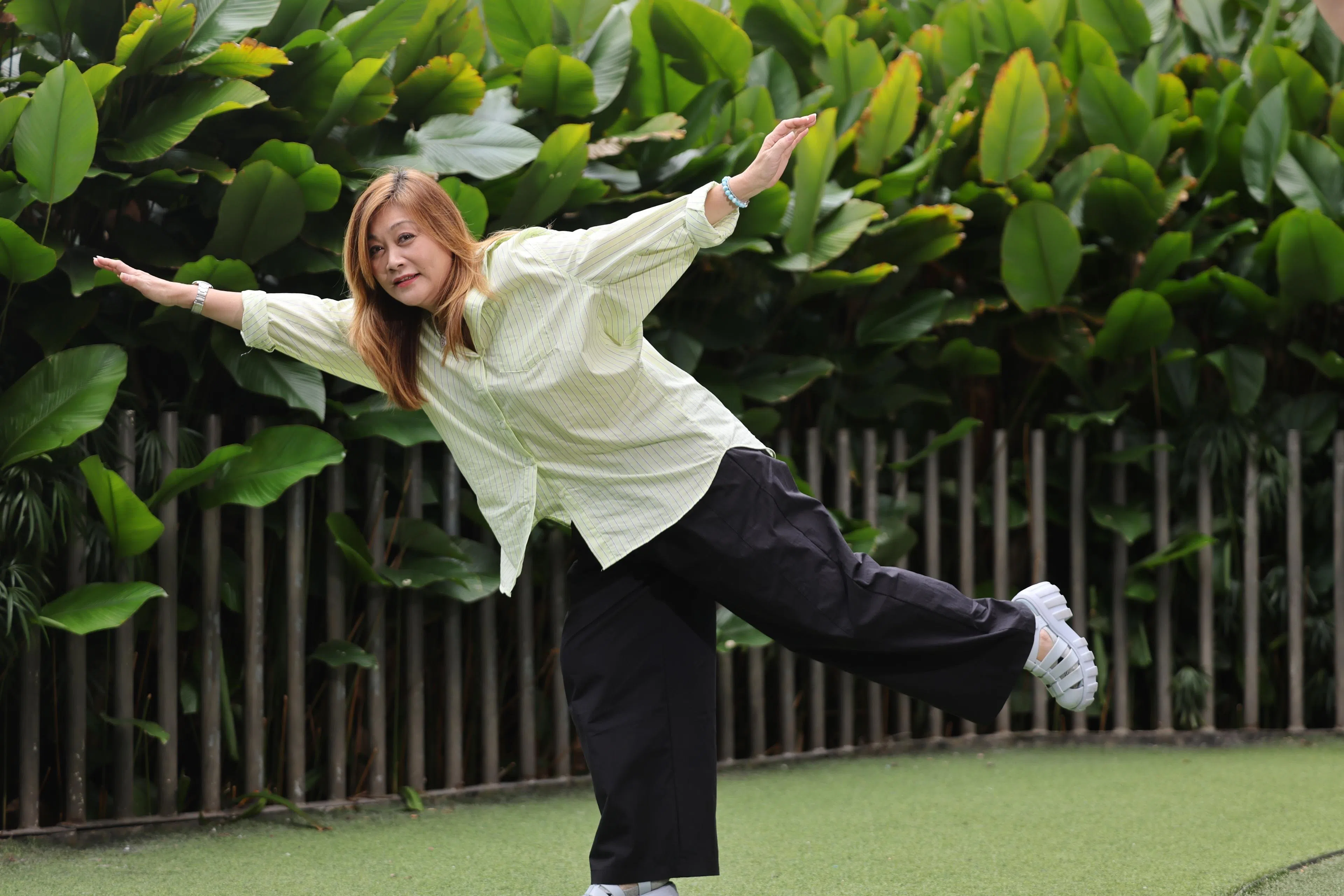 杨莉冰享受现在的单身生活。（唐家鸿摄）