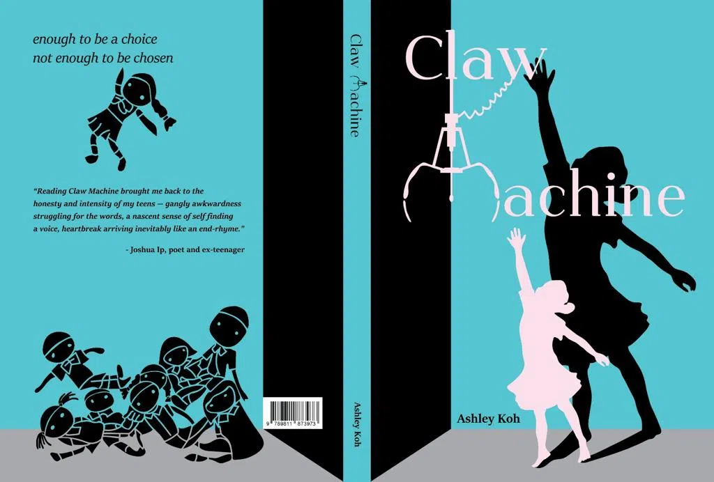 英文诗集《夹娃娃机》（“Claw machine”）是许予希的第二本作品。（受访者提供）