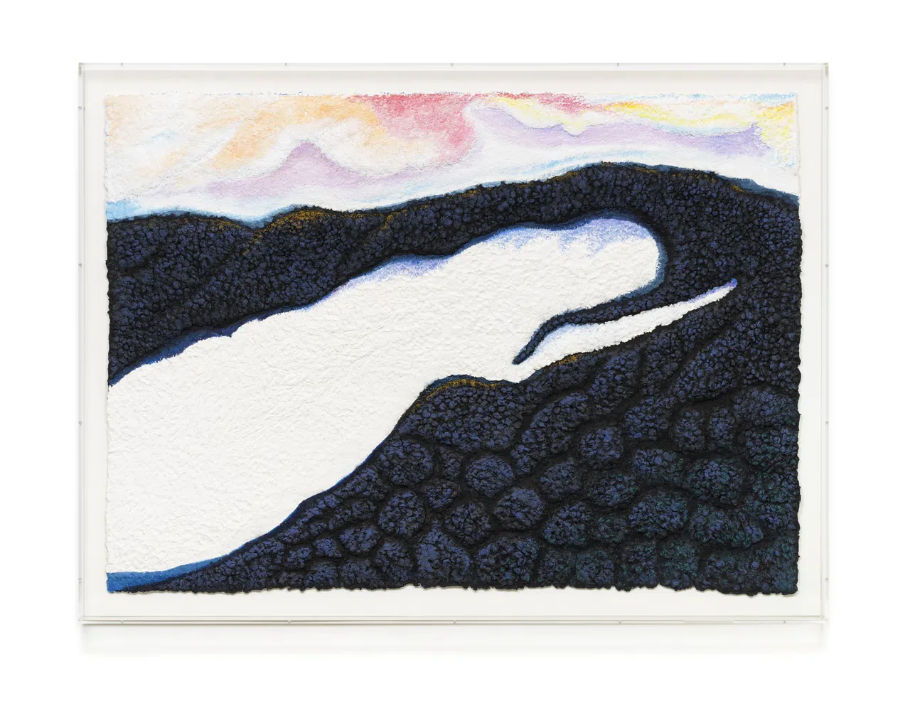 韩少芙《森林边的河流》(2024)。（STPI提供）