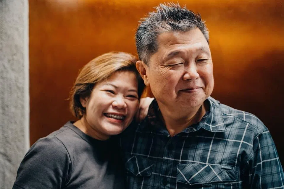 陈泉兴的妻子蔡美兰，最欣赏丈夫的谦卑。（受访者提供）