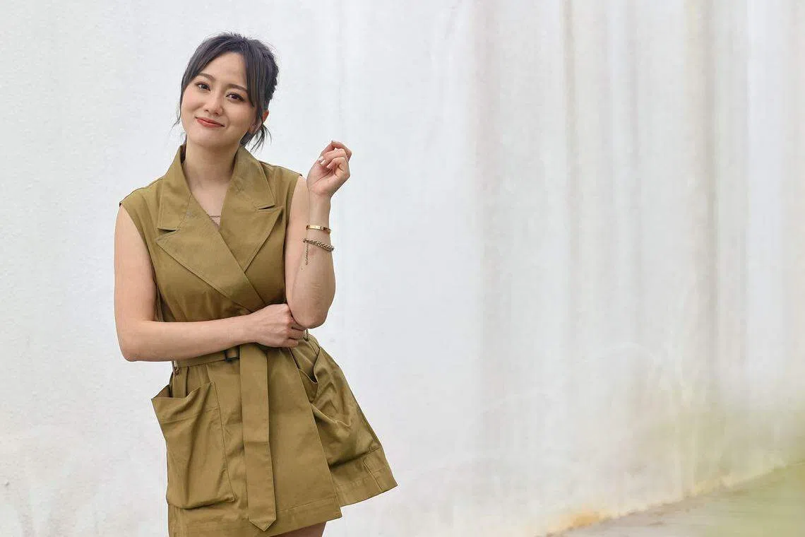 美心的理想型是韩国欧巴苏志燮。（陈渊庄摄）