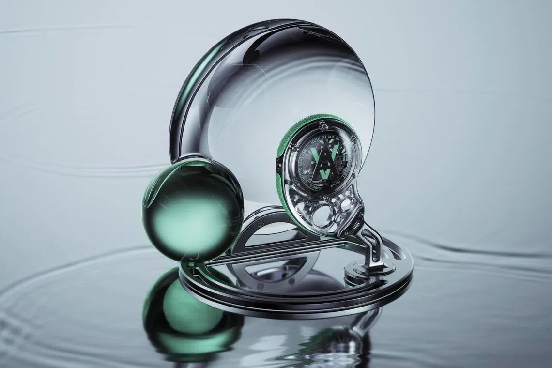 Droplet水滴怀表是阿尔轩与宇舶表的首次合作成果。（宇舶表提供）