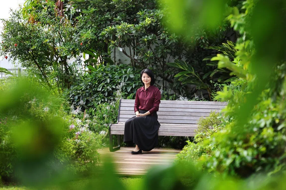 国家发展部兼交通部高级政务部长孙雪玲指出，很多孩童和家长都在儿童游乐场度过了欢乐的亲子时光，因此在设计游乐场上，建屋局也下了很大的功夫。（陈渊庄摄）