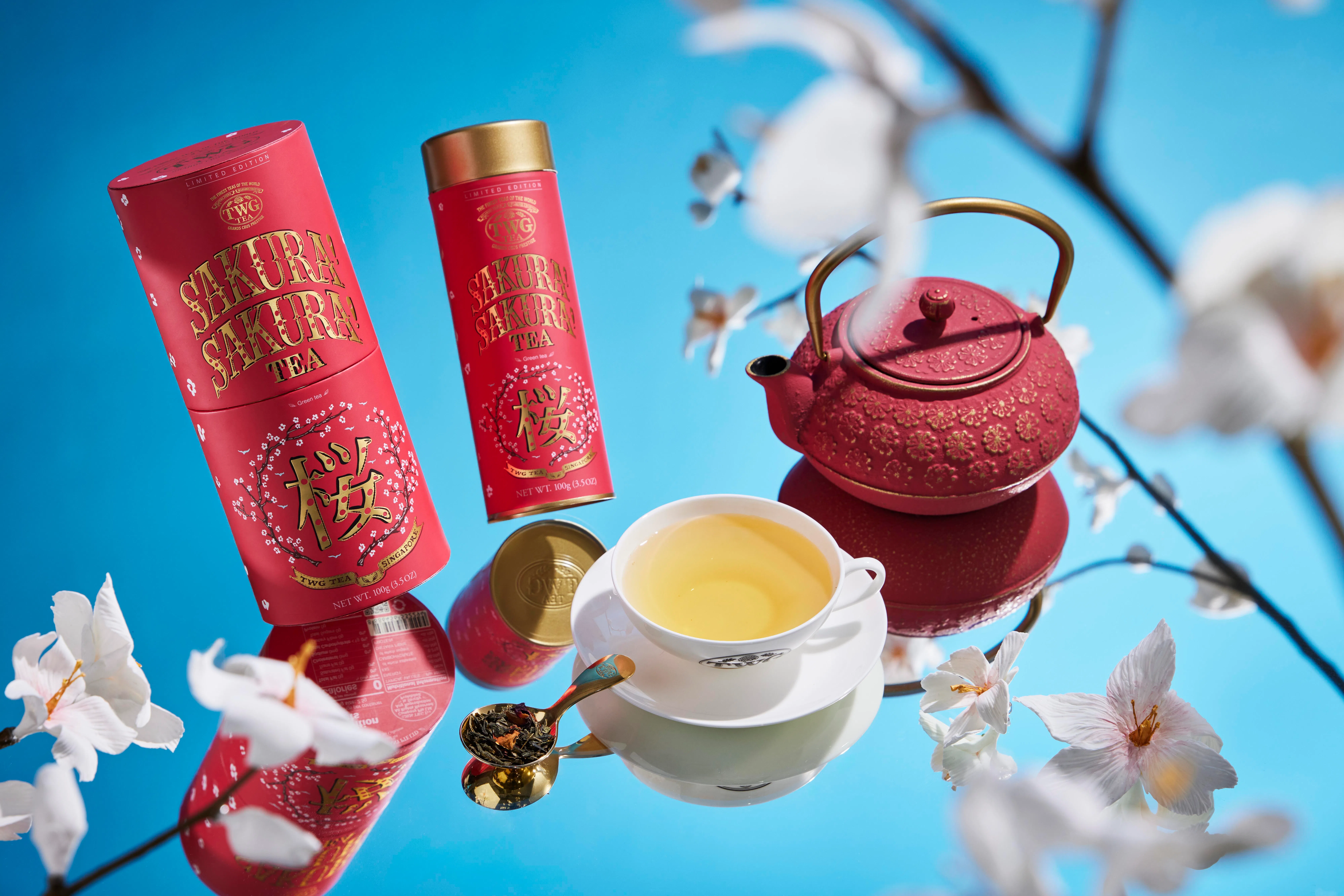 樱之颂！茗茶精选优质绿茶为基地，融入细腻樱花香气。（品牌提供）