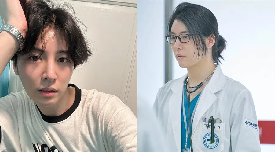鲁敏宇近年转战戏剧圈，右图为韩剧《检法男女2》的剧照。（取自艺人IG、互联网）